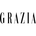 Logo du magazine Grazia citant la crème solaire anti-âge Soleil Chéri, conçue pour les femmes de plus de 50 ans.